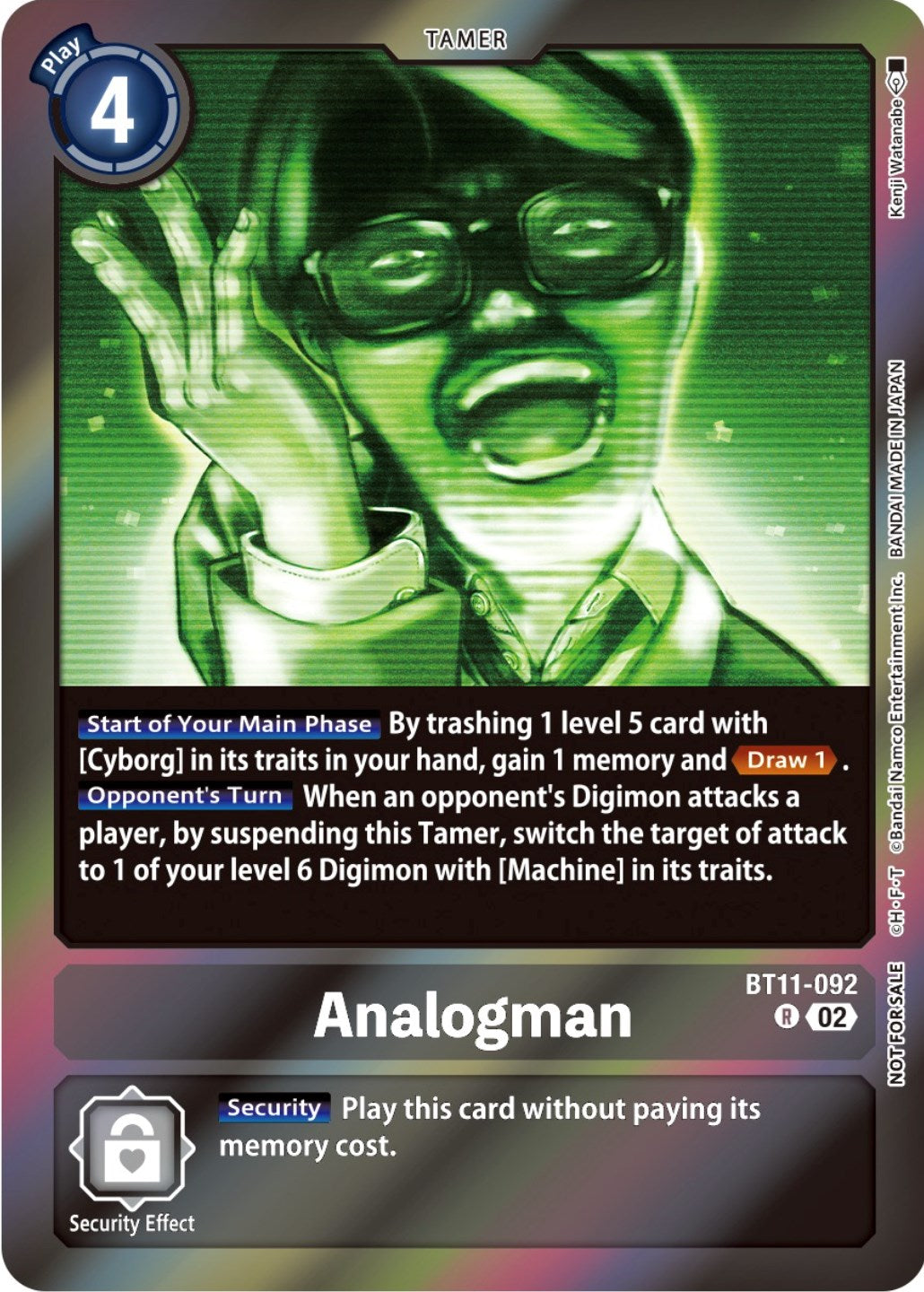 Analogman [BT11-092] (Event Pack 5) [Dimensional Phase Promos] | Card Merchant Takapuna