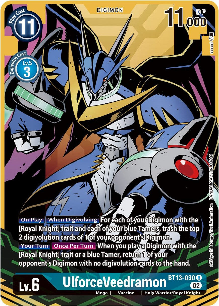 UlforceVeedramon [BT13-030] (Alternate Art) [Versus Royal Knights Booster] | Card Merchant Takapuna