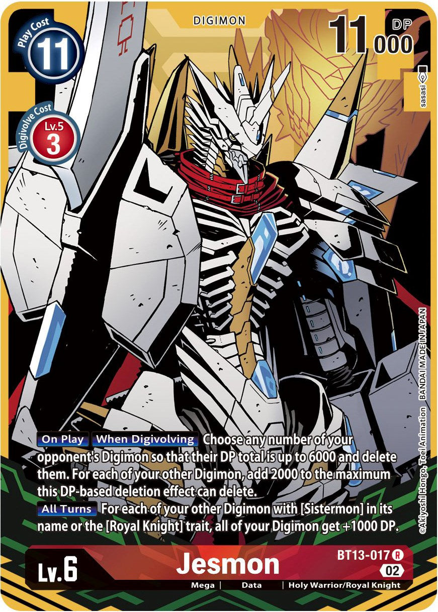 Jesmon [BT13-017] (Alternate Art) [Versus Royal Knights Booster] | Card Merchant Takapuna