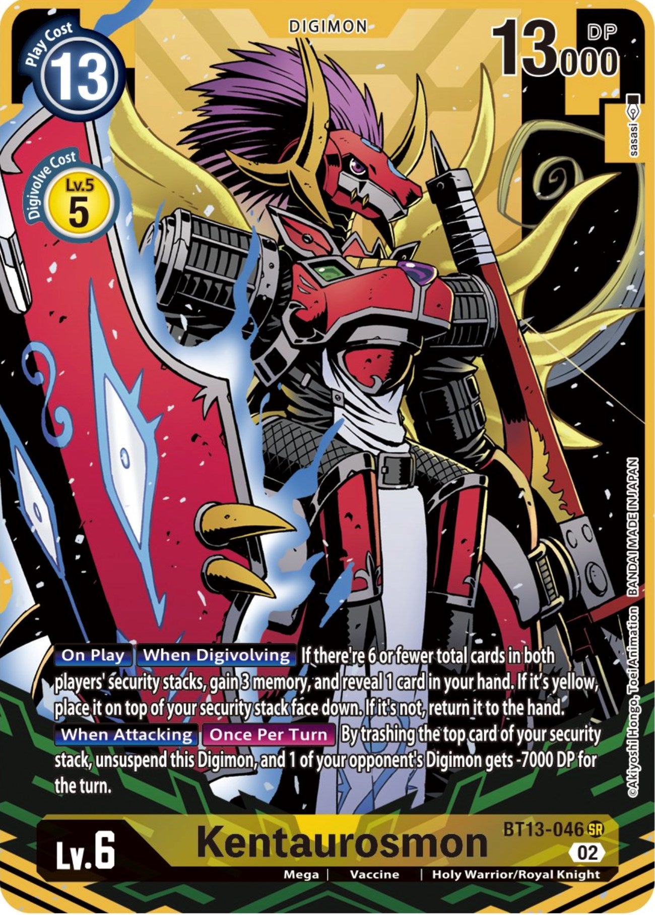 Kentaurosmon [BT13-046] (Alternate Art) [Versus Royal Knights Booster] | Card Merchant Takapuna