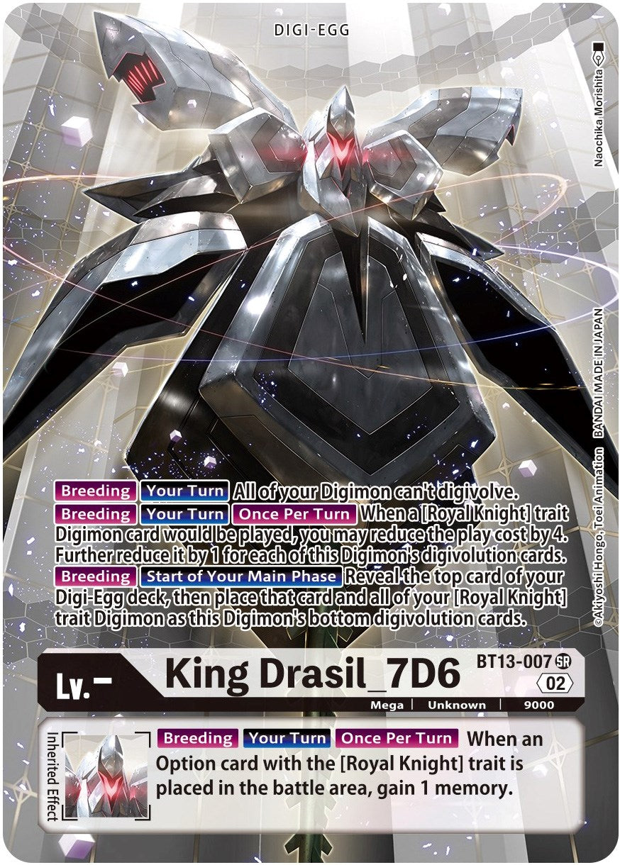 King Drasil_7D6 [BT13-007] (Alternate Art) [Versus Royal Knights Booster] | Card Merchant Takapuna