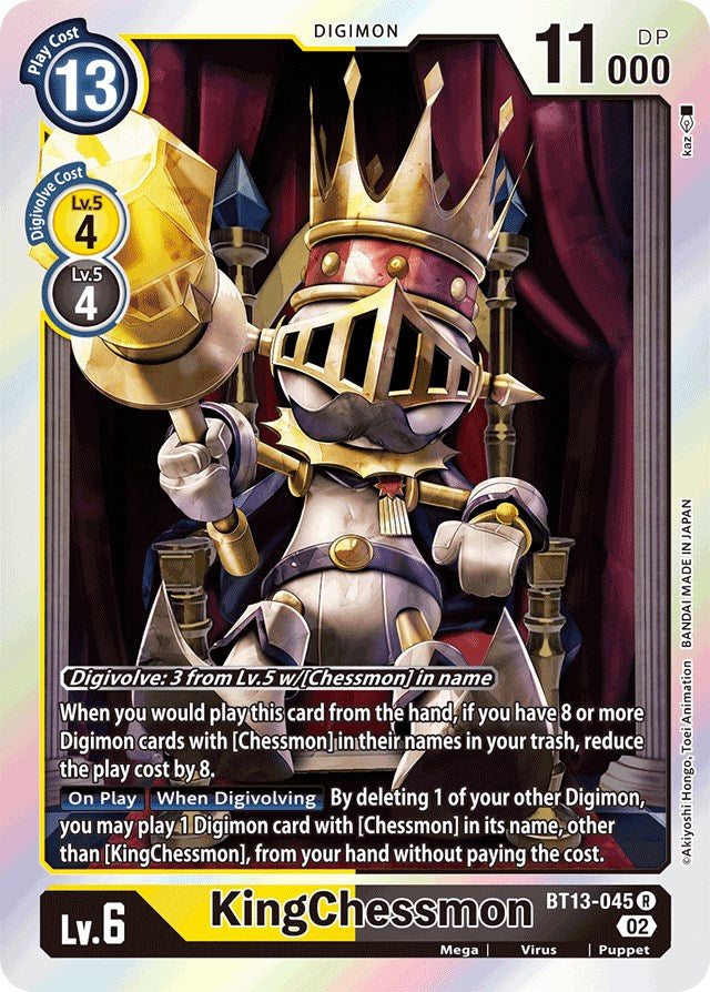 KingChessmon [BT13-045] [Versus Royal Knights Booster] | Card Merchant Takapuna