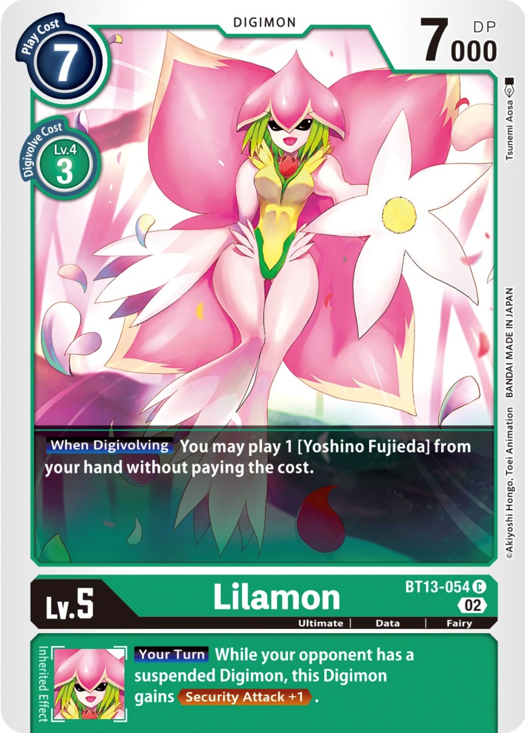 Lilamon [BT13-054] [Versus Royal Knights Booster] | Card Merchant Takapuna