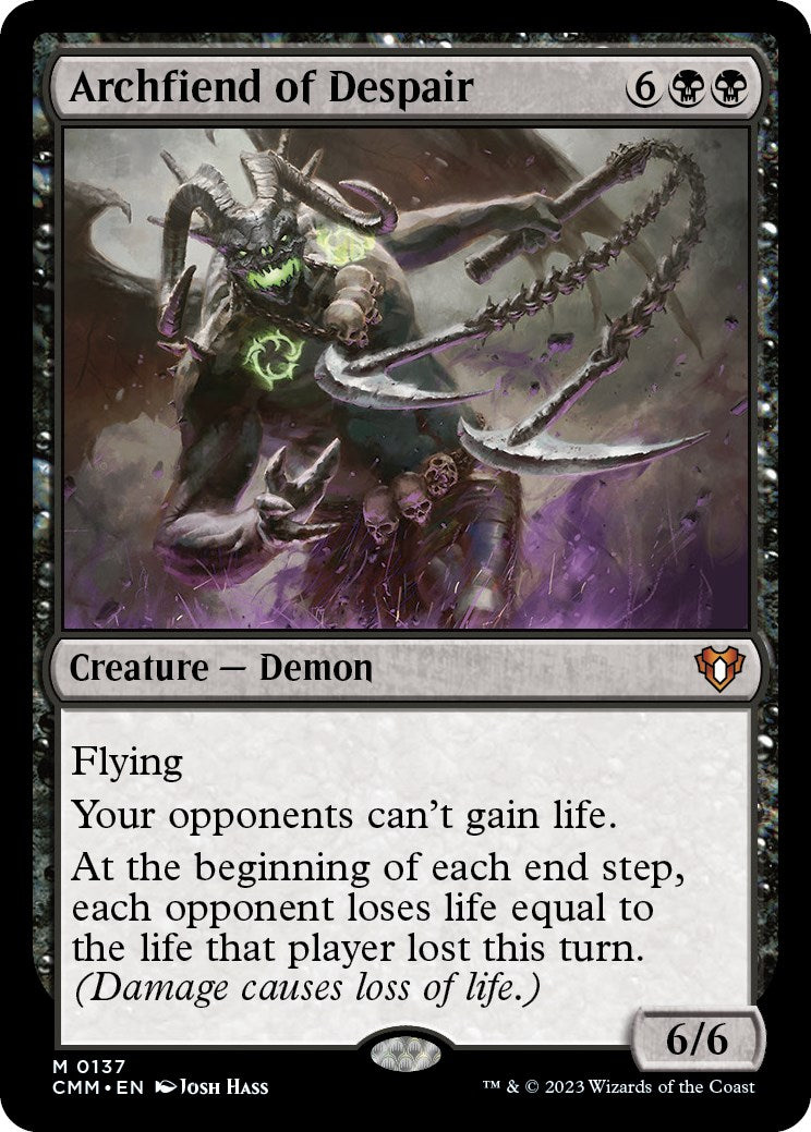 Archfiend of Despair [Commander Masters] | Card Merchant Takapuna