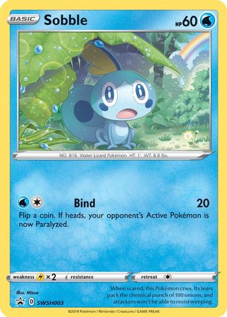 Sobble (SWSH003) [Sword & Shield: Black Star Promos] | Card Merchant Takapuna