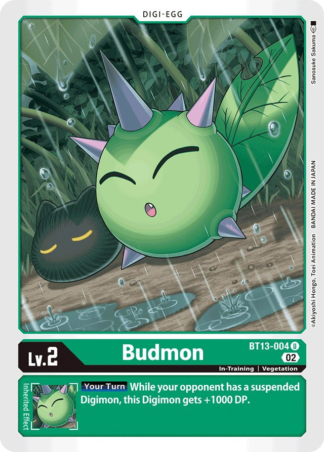 Budmon [BT13-004] [Versus Royal Knights Booster] | Card Merchant Takapuna