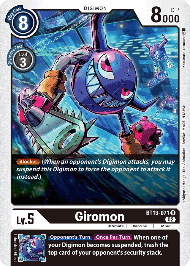 Giromon [BT13-071] [Versus Royal Knights Booster] | Card Merchant Takapuna