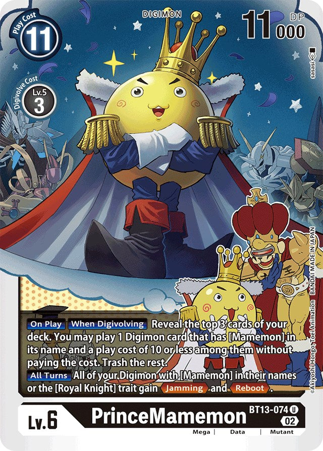 PrinceMamemon [BT13-074] [Versus Royal Knights Booster] | Card Merchant Takapuna