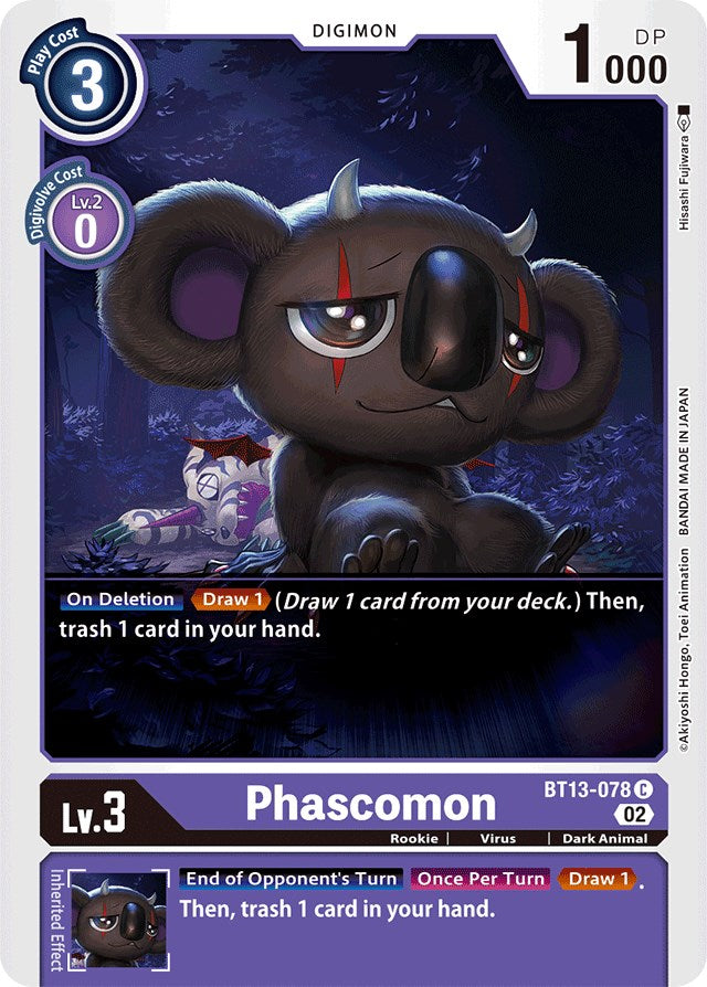 Phascomon [BT13-078] [Versus Royal Knights Booster] | Card Merchant Takapuna