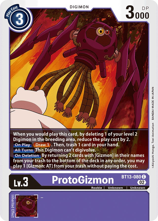 ProtoGizmon [BT13-080] [Versus Royal Knights Booster] | Card Merchant Takapuna