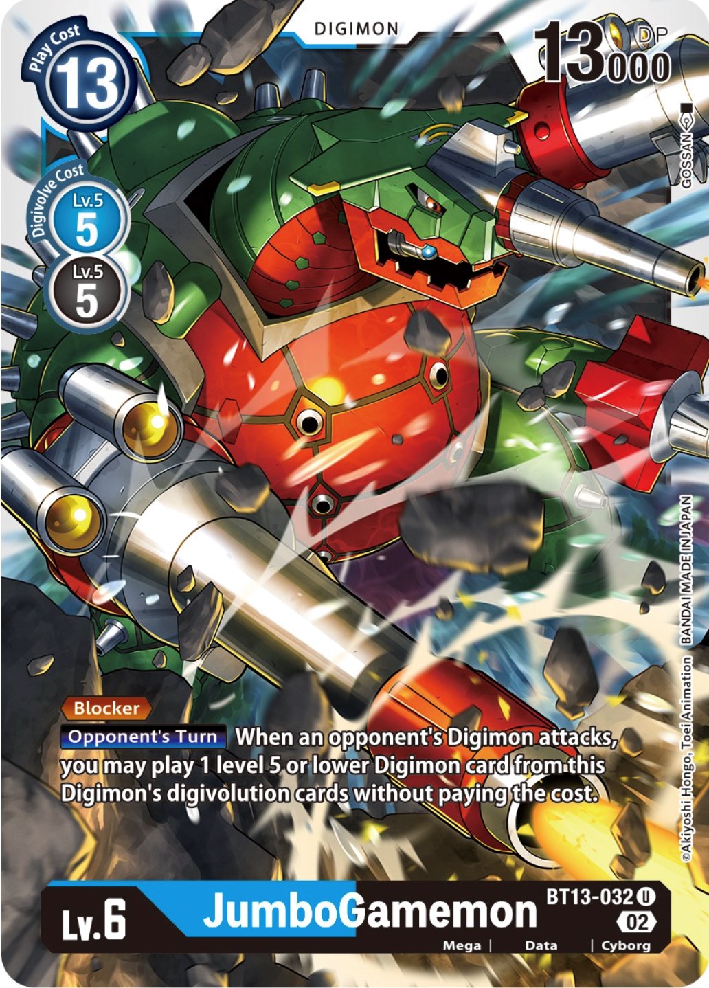 JumboGamemon [BT13-032] [Versus Royal Knights Booster] | Card Merchant Takapuna