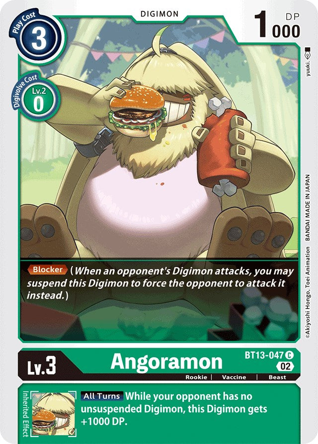 Angoramon [BT13-047] [Versus Royal Knights Booster] | Card Merchant Takapuna