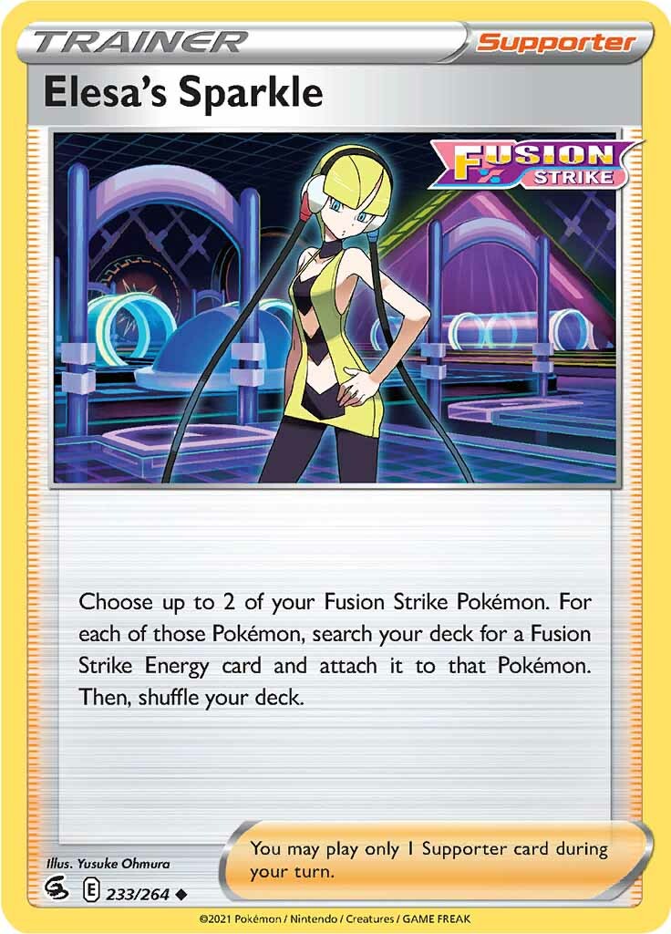 Elesa's Sparkle (233/264) [Sword & Shield: Fusion Strike] | Card Merchant Takapuna