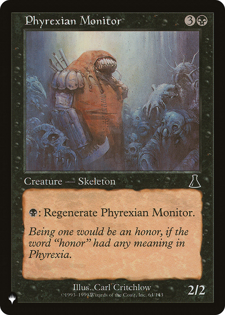 Phyrexian Monitor [The List] | Card Merchant Takapuna