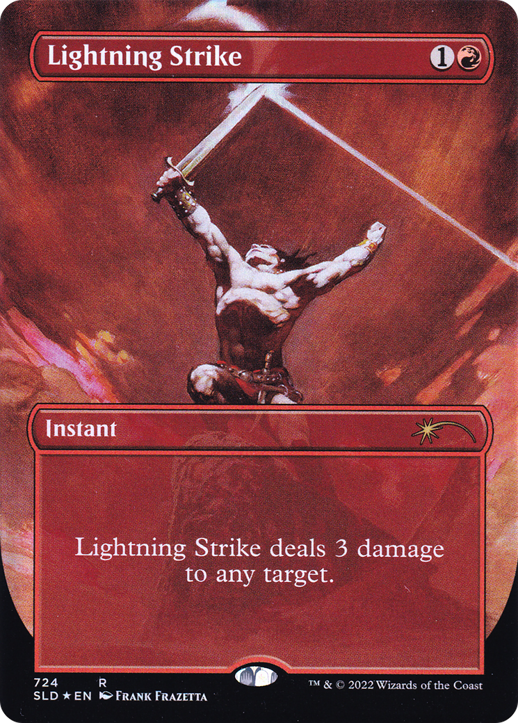 Lightning Strike (Borderless) [Secret Lair Drop Promos] | Card Merchant Takapuna