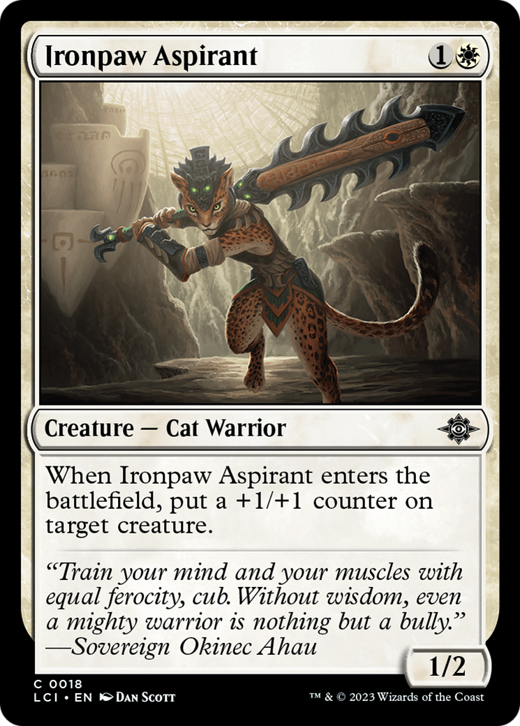 Ironpaw Aspirant [The Lost Caverns of Ixalan] | Card Merchant Takapuna