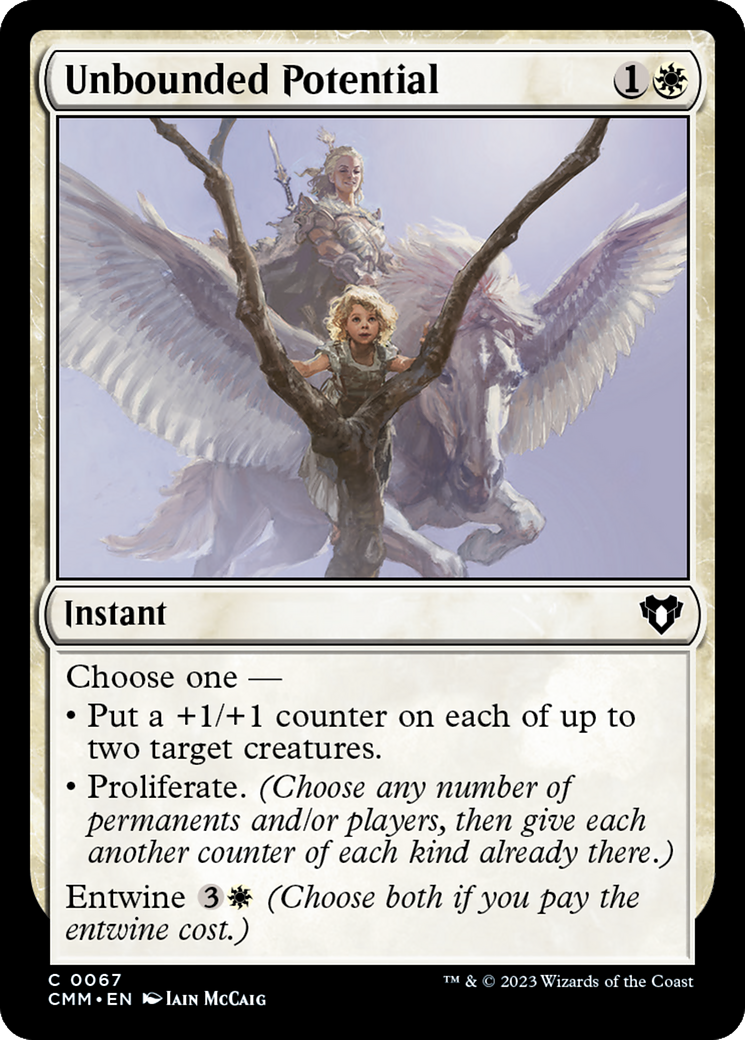 Unbounded Potential [Commander Masters] | Card Merchant Takapuna