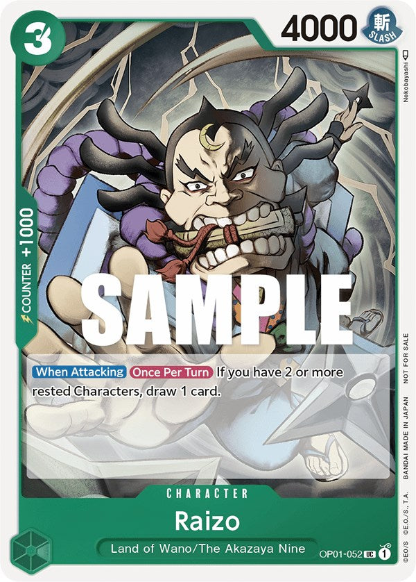 Raizo (Event Pack Vol. 2) [One Piece Promotion Cards] | Card Merchant Takapuna