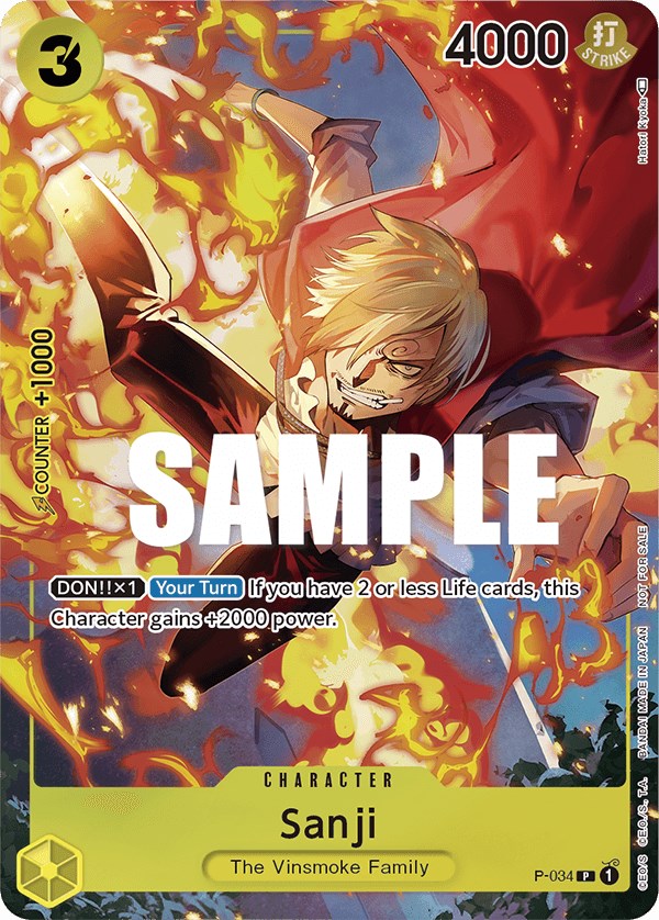 Sanji (Event Pack Vol. 2) [One Piece Promotion Cards] | Card Merchant Takapuna