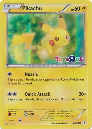 Pikachu (26/83) (Toys R Us Promo) [Miscellaneous Cards] | Card Merchant Takapuna