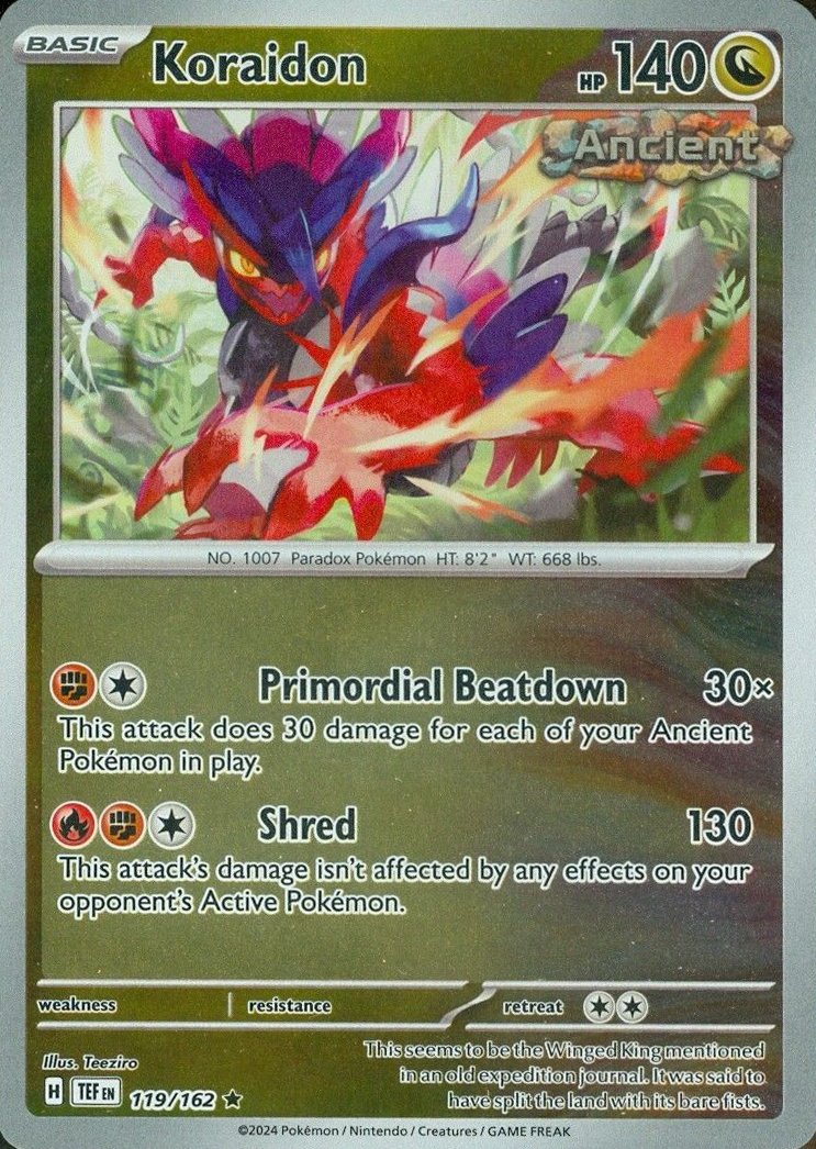 Koraidon (119/162) [Scarlet & Violet: Temporal Forces] | Card Merchant Takapuna