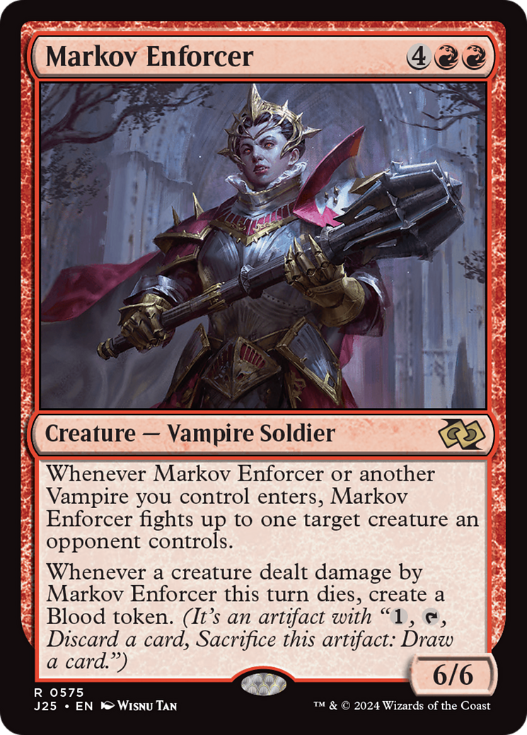 Markov Enforcer [Foundations Jumpstart] | Card Merchant Takapuna