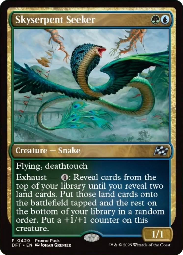 Skyserpent Seeker [Aetherdrift Promos] | Card Merchant Takapuna