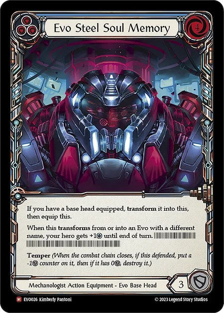 Evo Steel Soul Memory [EVO026] (Bright Lights) | Card Merchant Takapuna