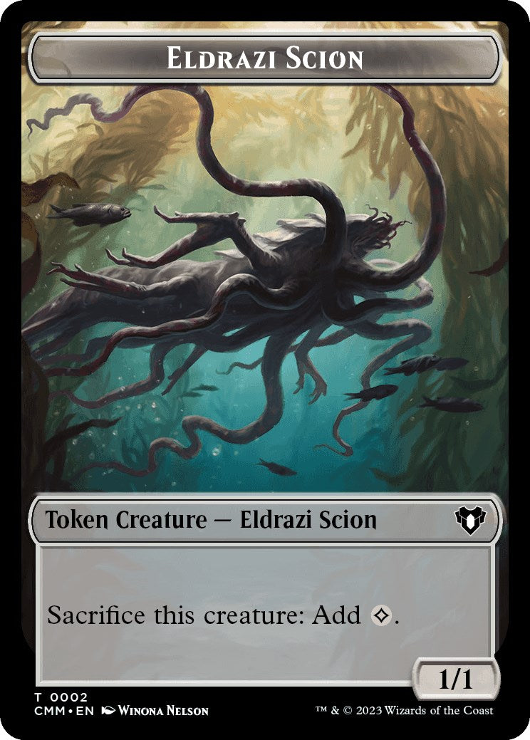 Eldrazi Scion // Phyrexian Beast Double-Sided Token [Commander Masters Tokens] | Card Merchant Takapuna