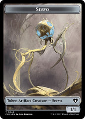 Servo // Construct (0041) Double-Sided Token [Commander Masters Tokens] | Card Merchant Takapuna