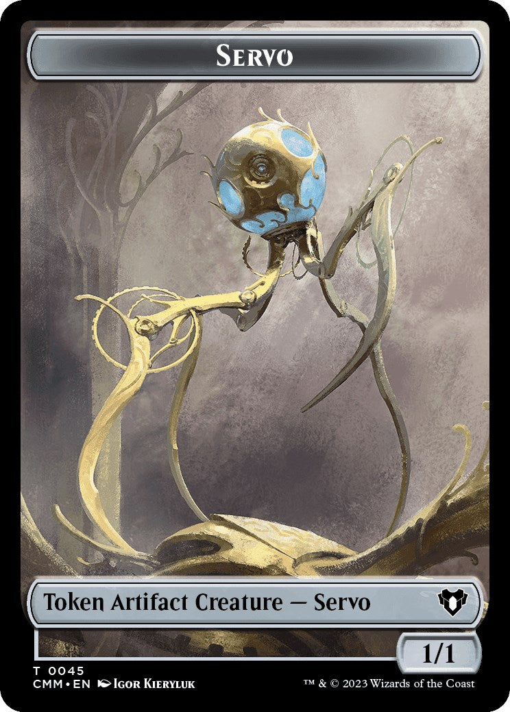 Servo // Ogre Double-Sided Token [Commander Masters Tokens] | Card Merchant Takapuna