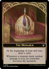 The Monarch // Elf Druid Double-Sided Token [Commander Masters Tokens] | Card Merchant Takapuna