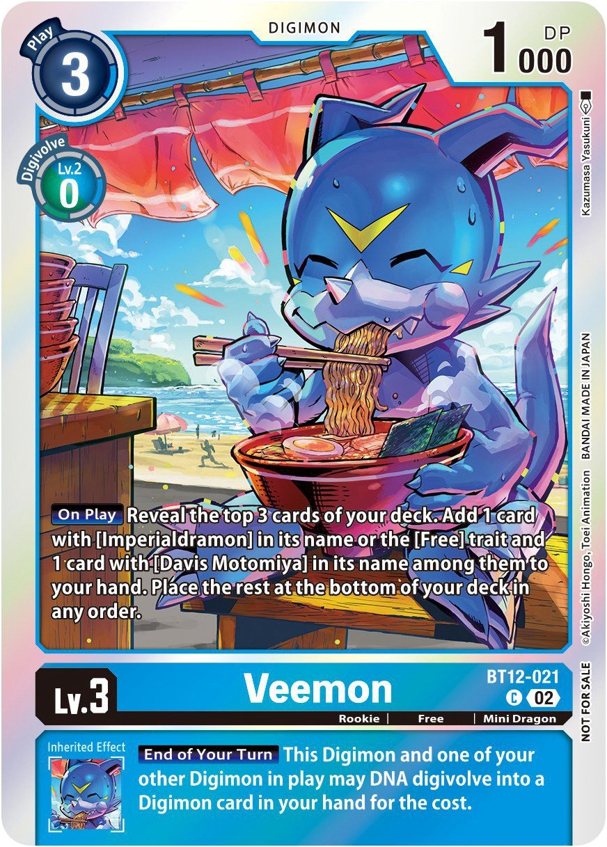 Veemon [BT12-021] (Gen Con 2023) [Promotional Cards] | Card Merchant Takapuna