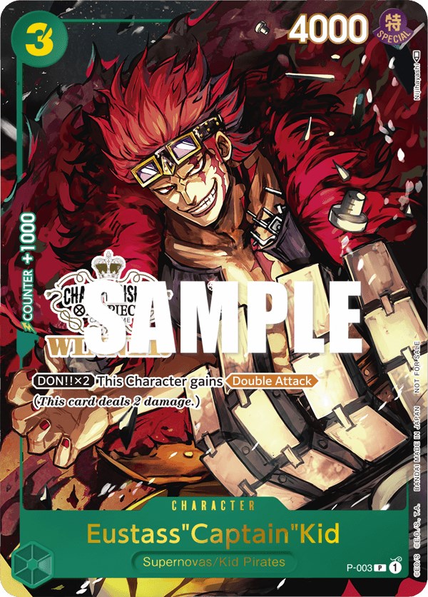 Eustass"Captain"Kid (Store Championship Vol. 2) [Winner] [One Piece Promotion Cards] | Card Merchant Takapuna