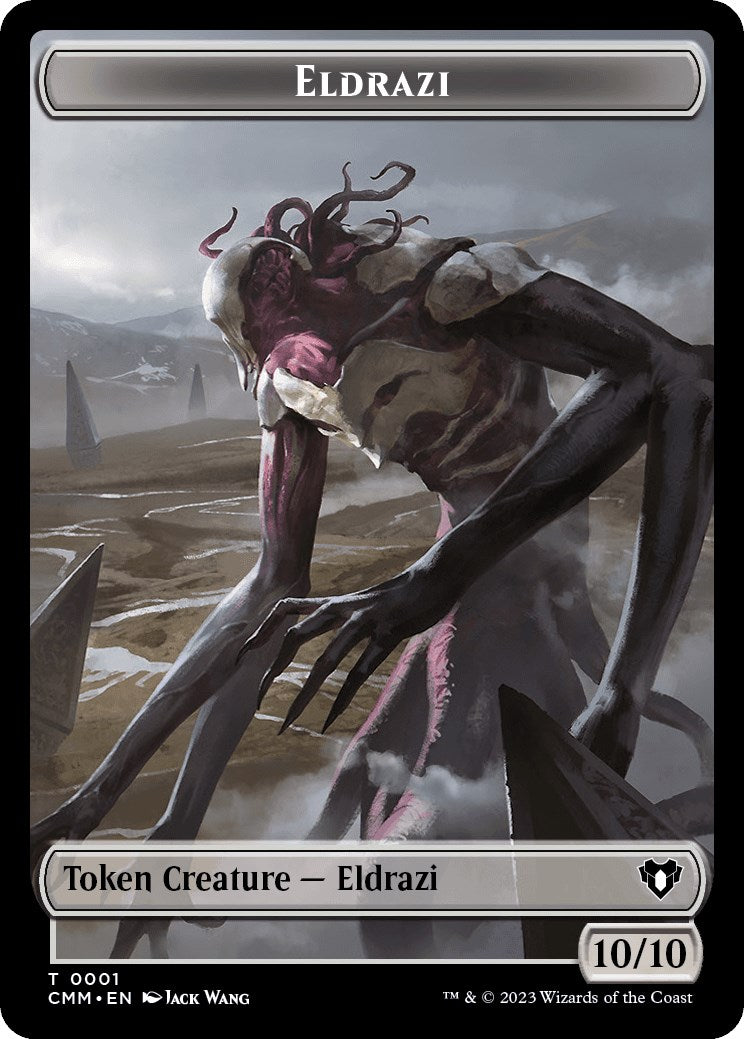 Eldrazi // Cat (0030) Double-Sided Token [Commander Masters Tokens] | Card Merchant Takapuna