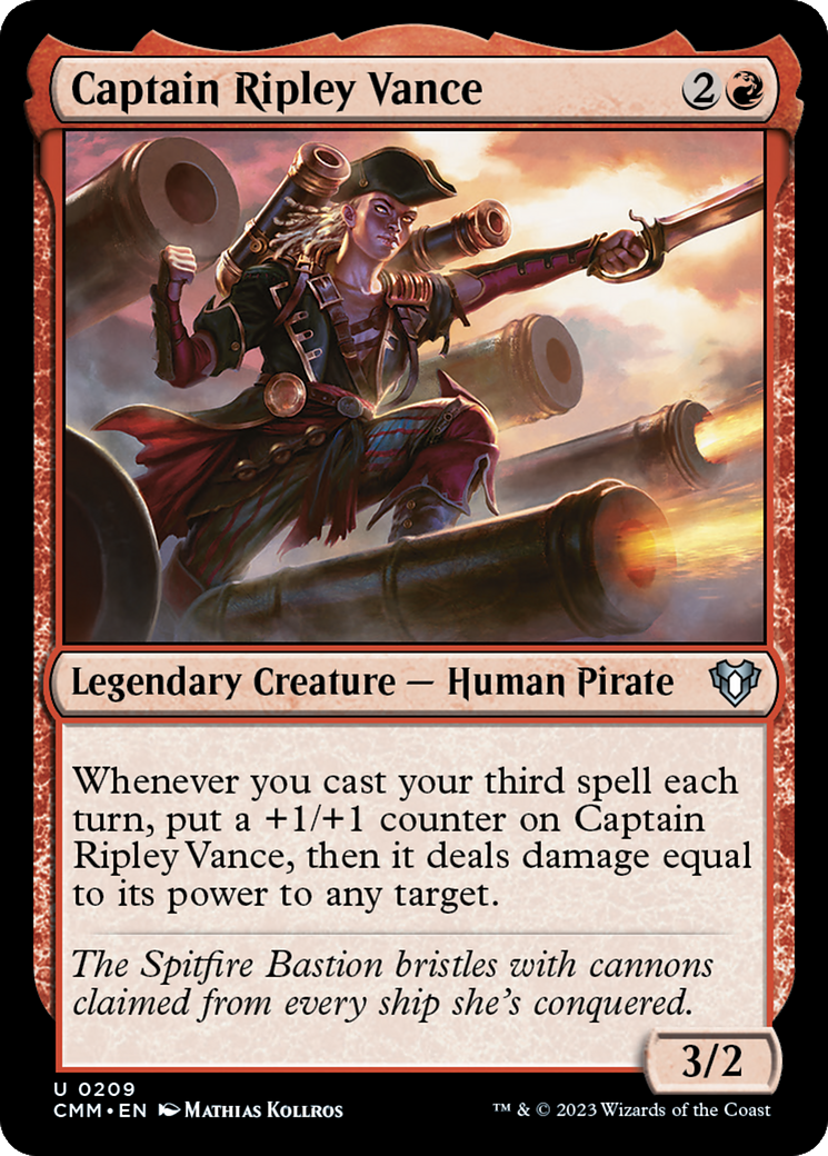 Captain Ripley Vance [Commander Masters] | Card Merchant Takapuna