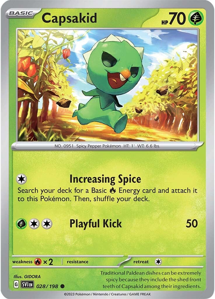 Capsakid (028/198) [Scarlet & Violet: Base Set] | Card Merchant Takapuna