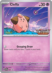 Cleffa (037) (Stamped) (Staff) [Scarlet & Violet: Black Star Promos] | Card Merchant Takapuna