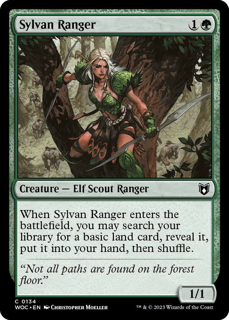 Sylvan Ranger [Wilds of Eldraine Commander] | Card Merchant Takapuna