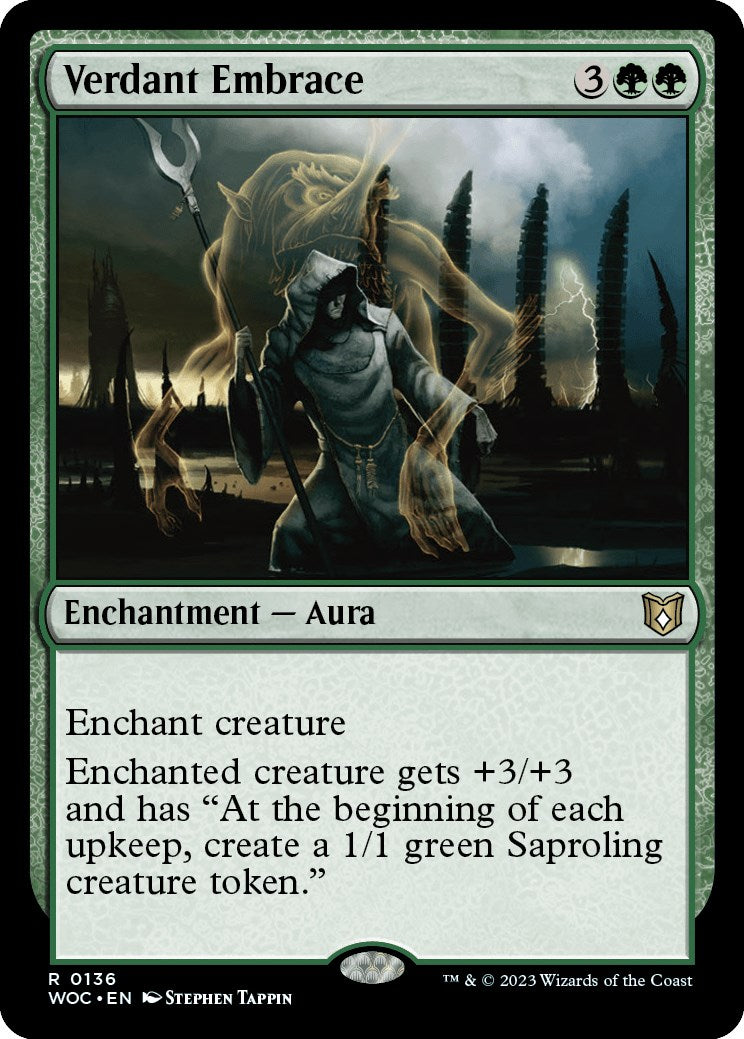 Verdant Embrace [Wilds of Eldraine Commander] | Card Merchant Takapuna