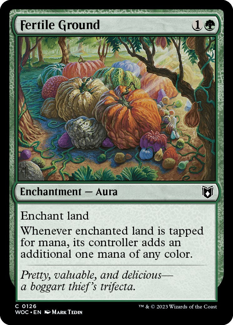 Fertile Ground [Wilds of Eldraine Commander] | Card Merchant Takapuna