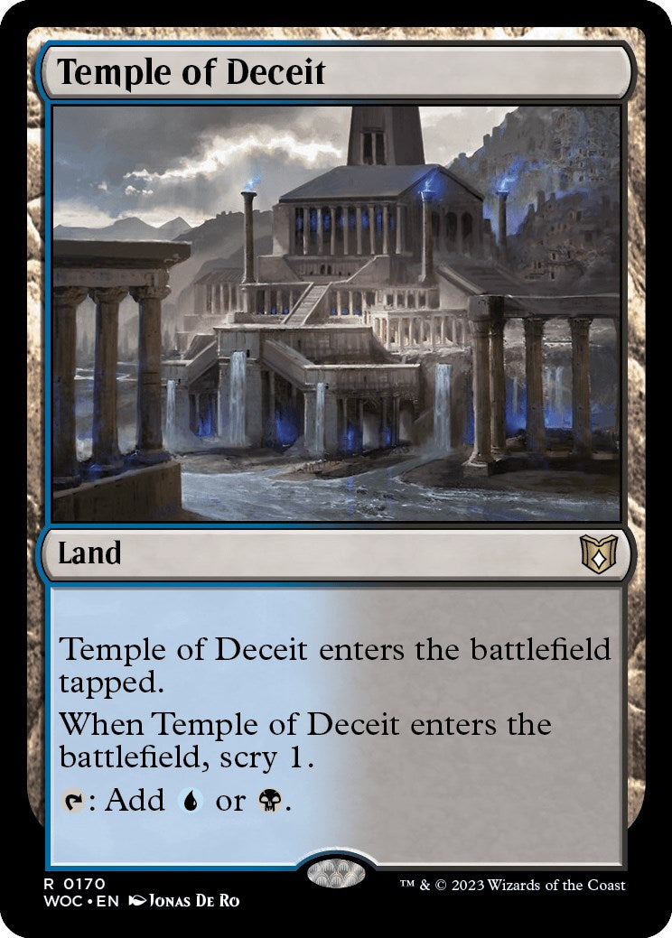 Temple of Deceit [Wilds of Eldraine Commander] | Card Merchant Takapuna