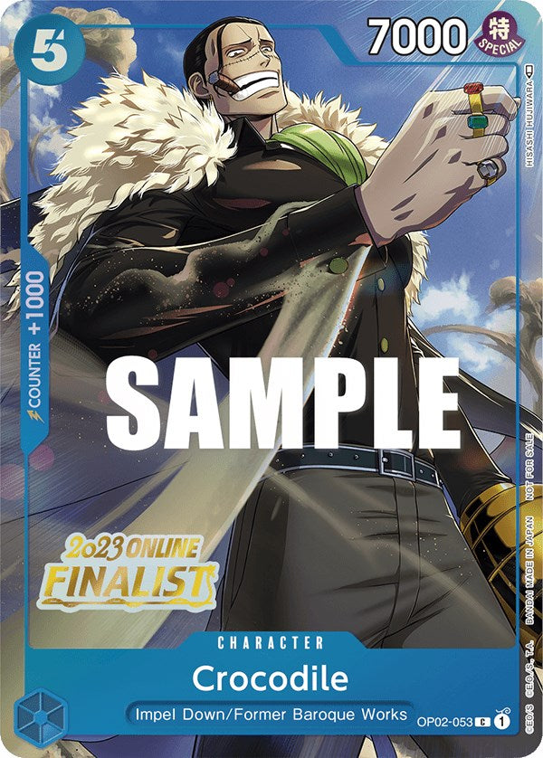 Crocodile (Online Regional 2023) [Finalist] [One Piece Promotion Cards] | Card Merchant Takapuna