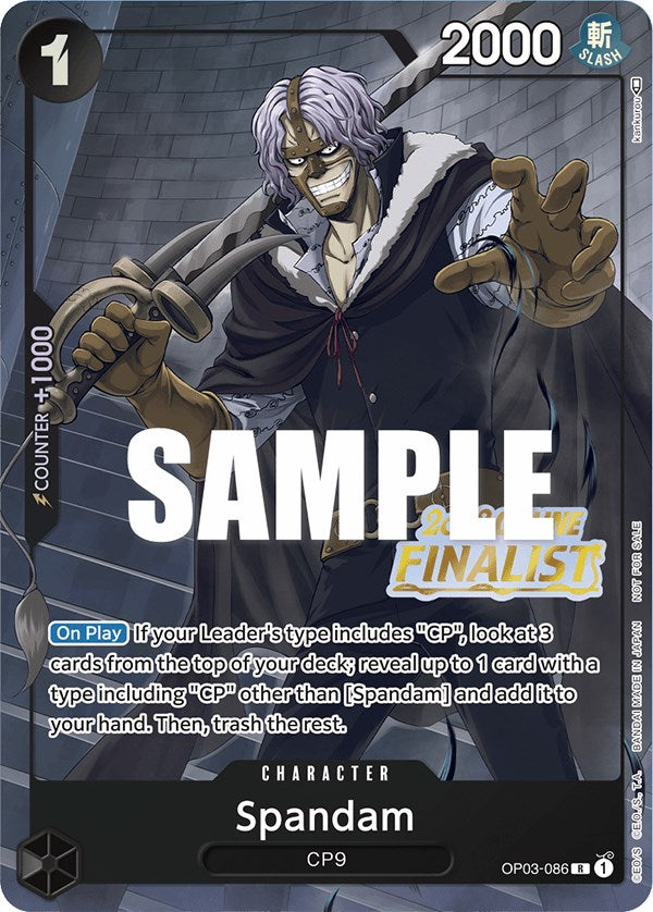 Spandam (Online Regional 2023) [Finalist] [One Piece Promotion Cards] | Card Merchant Takapuna