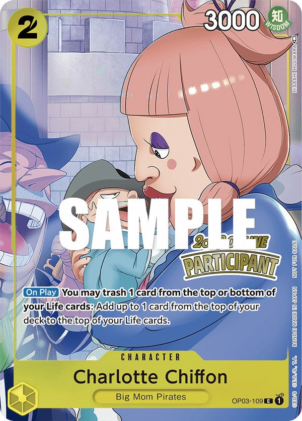 Charlotte Chiffon (Online Regional 2023) [Participant] [One Piece Promotion Cards] | Card Merchant Takapuna