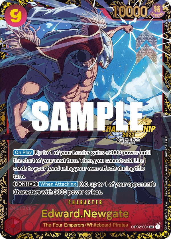 Edward.Newgate (Championship 2023) [One Piece Promotion Cards] | Card Merchant Takapuna