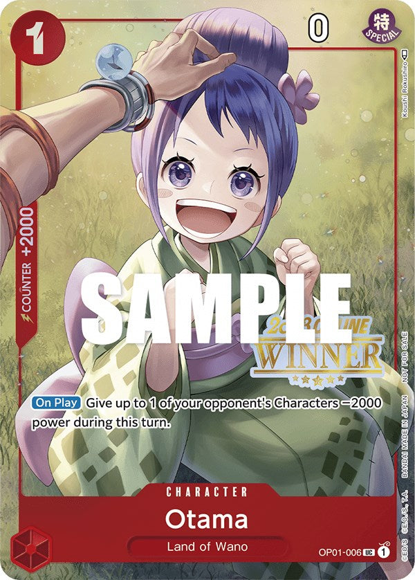 Otama (Online Regional 2023) [Winner] [One Piece Promotion Cards] | Card Merchant Takapuna