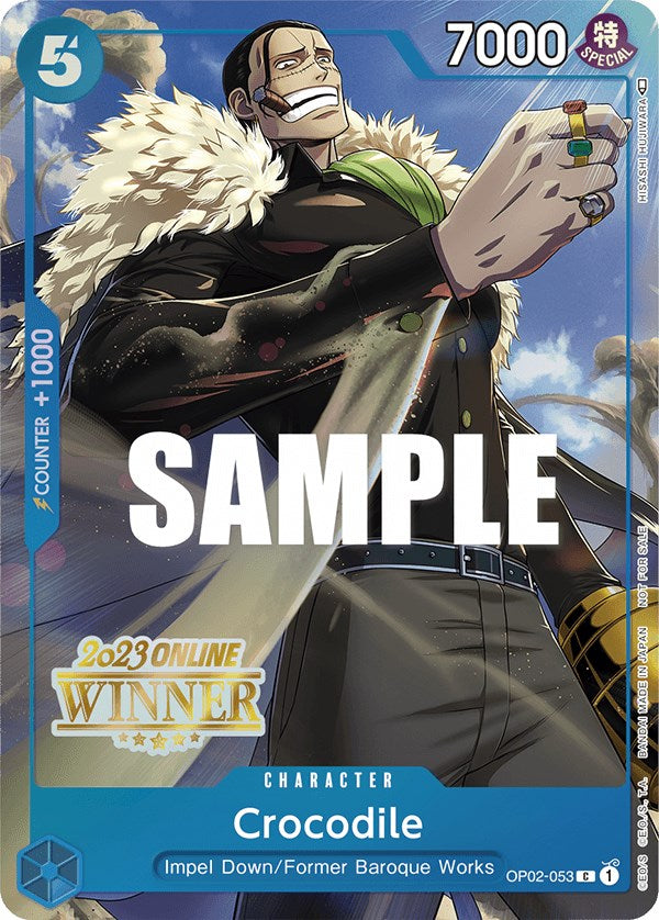 Crocodile (Online Regional 2023) [Winner] [One Piece Promotion Cards] | Card Merchant Takapuna