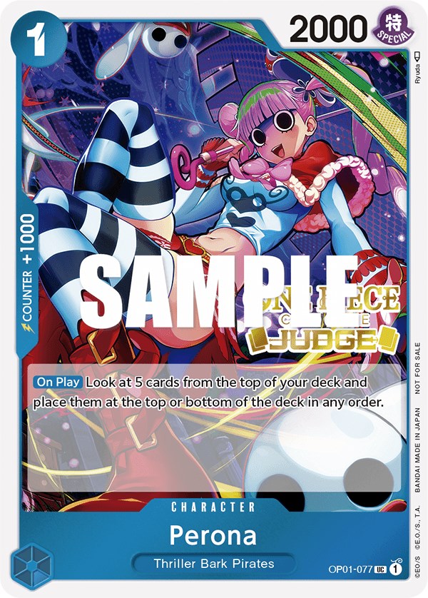 Perona (Judge Pack Vol. 2) [One Piece Promotion Cards] | Card Merchant Takapuna