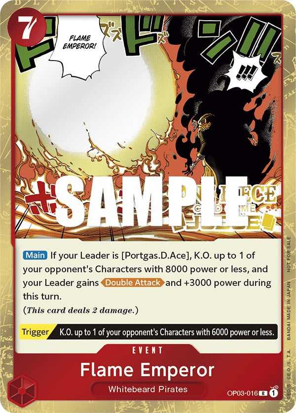 Flame Emperor (Judge Pack Vol. 2) [One Piece Promotion Cards] | Card Merchant Takapuna